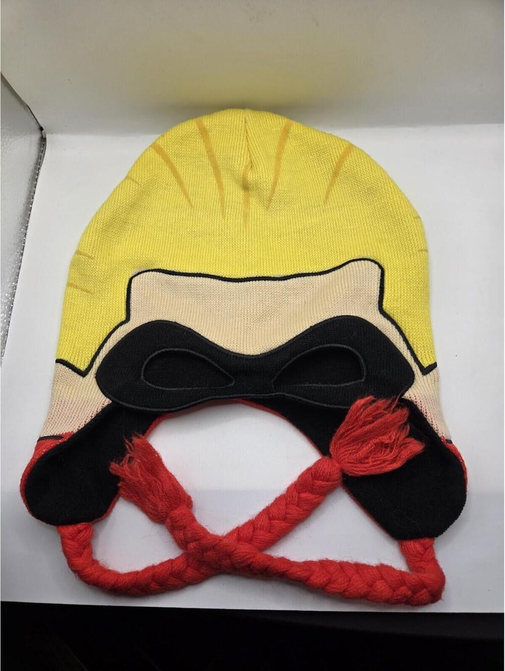 Incredibles Disney Pixar Dash Beanie Adult Hat One Size Fits All With Mask